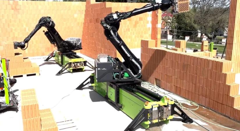 Egy kőművesrobot hat szakmunkást is képes helyettesíteni (videóval)