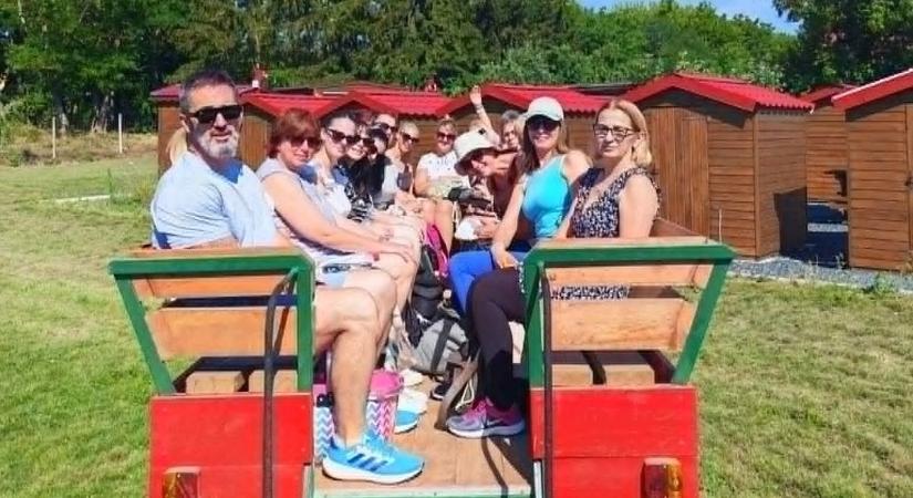 Traktoros hegyi piknik Csehiben: szalmabálák között, helyi ízekkel várták a vendégeket