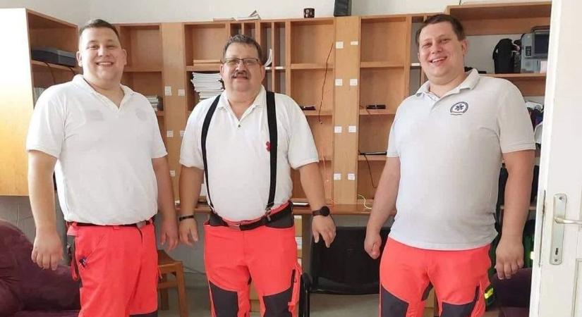 Apáról fiú(k)ra száll a hivatás a vasi mentőscsaládban