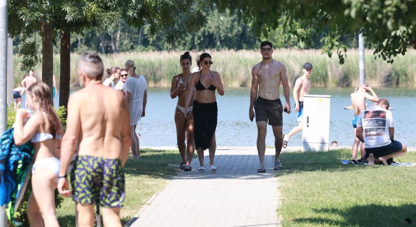 Hőségriadóval indul a hét: nyit a szekszárdi strand, ingyen vizet oszt a MÁV