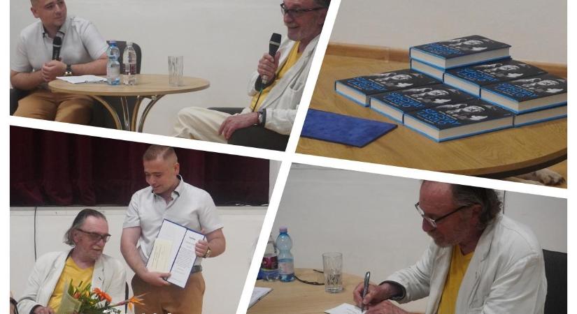 Szacsvay Lászlót, a Nemzet Színészét Rimaszombatban, édesanyja szülővárosában fogadták