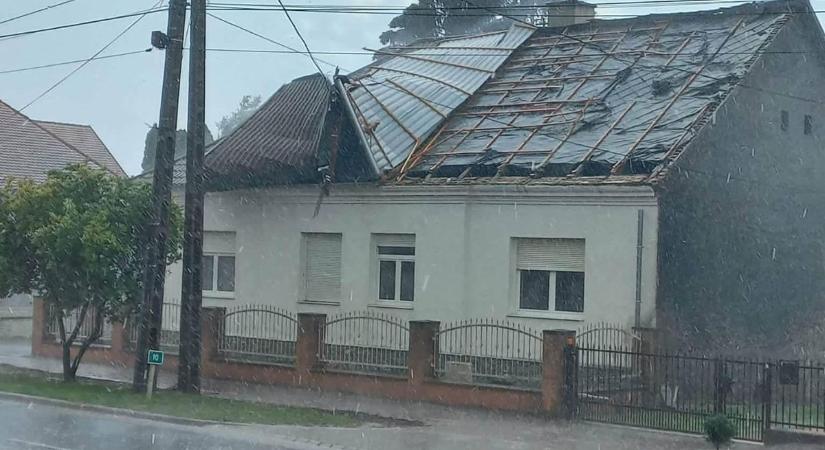 Elementális erővel csapott le vasárnap a vihar erre a zalai településre! Fontos épületet rongált meg (galéria, videó)