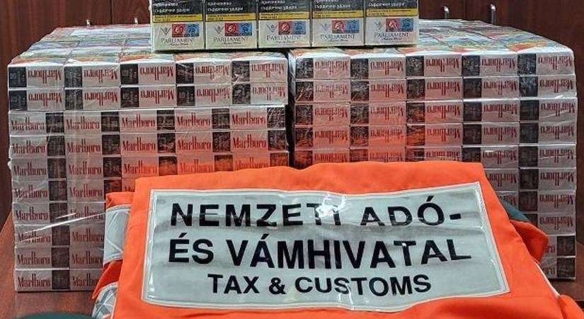 Lebukott a cigarettacsempész: közel 3 millió forintos bírságot szabott ki a NAV