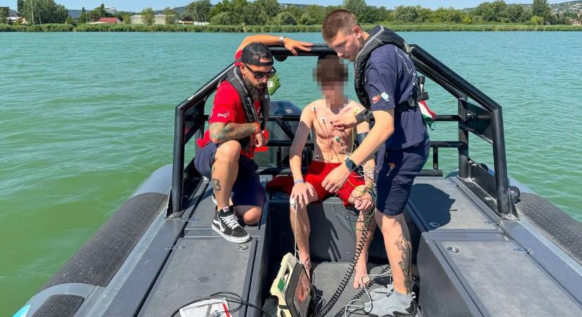 Segélykiáltásokat hallottak a Balatonon: riasztották a sürgősségi mentőhajót - fotó