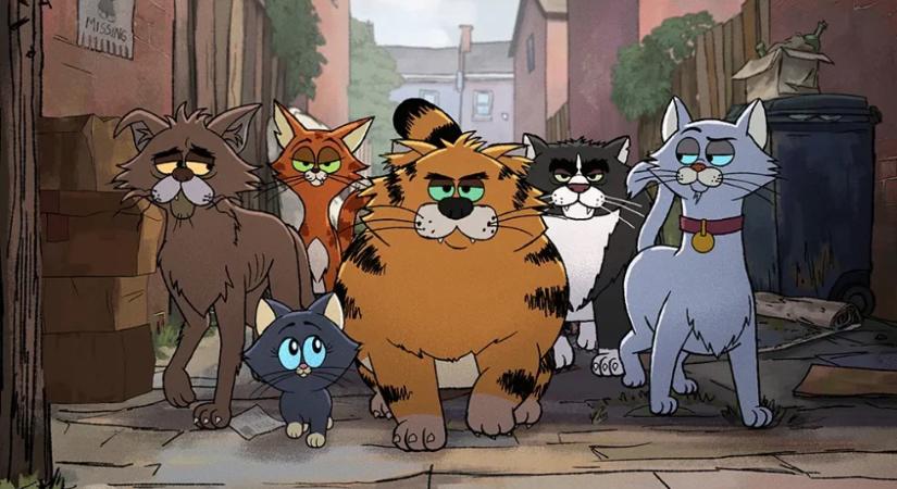 Ricky Gervais rajzolt kövér cicaként is vicces, itt az új sorozatának, a Kóbor macskák bandájának trailere