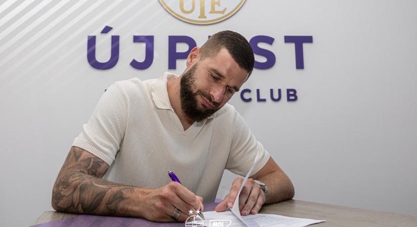 Itt a bejelentés: Szappanos Péter az Újpestnél folytatja