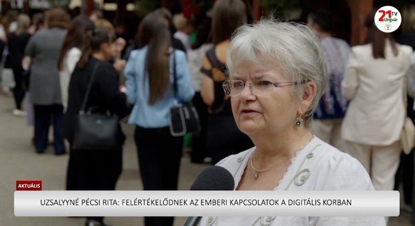 Aktuális (2026.06.22) Uzsalyyné Pécsi Rita: felértékelődnek az emberi kapcsolatok a digitális korban (videó)
