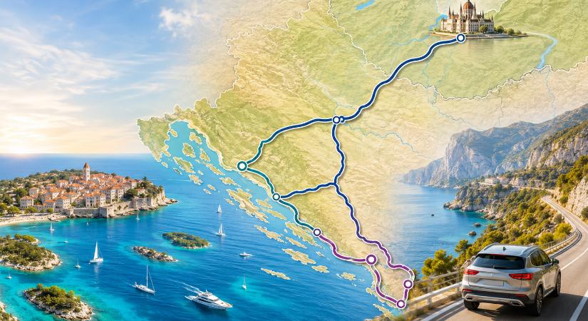 Ennyibe kerül az útdíj, ha valaki autóval indul Horvátországba