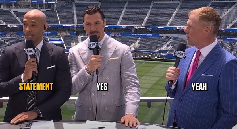 Henry és Ibrahimovic hülyét csinálnak egy amerikai válogatott focistából, és Amerika ezt imádja