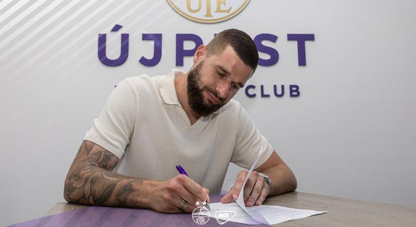 Szappanos Péter az Újpesthez igazolt