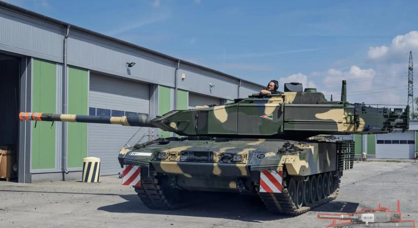 Brutális páncélzatot kaptak a magyar Leopard tankok: Már a városi harcokban is verhetetlenek