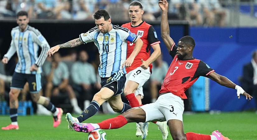 Messi-show: A vb-történelem új gólkirálya büntetőt rontott, majd duplázott; Argentína elintézte az osztrákokat - videó