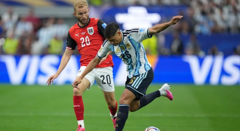 Messi 17. és 18. vb-góljával nyert Argentína Ausztria ellen