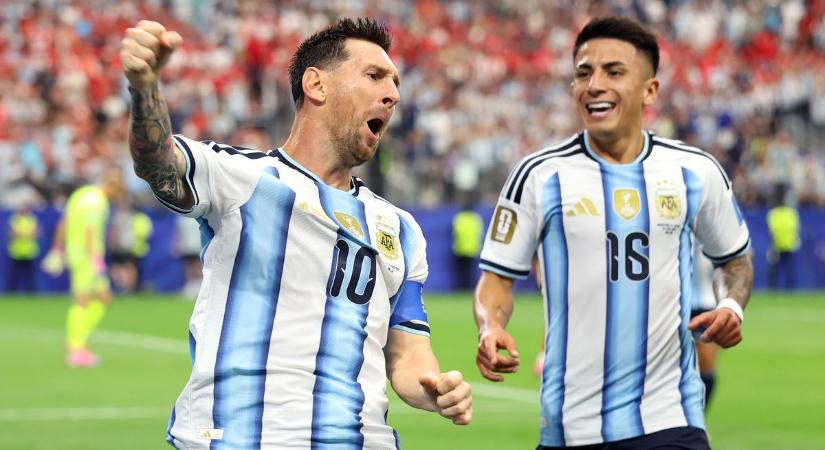 Lionel Messi történelmet írt duplájával