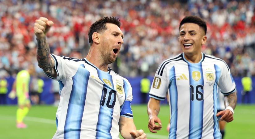 Lionel Messi büntetőt hibázott, majd történelmet írva győzelemre vezette Argentínát