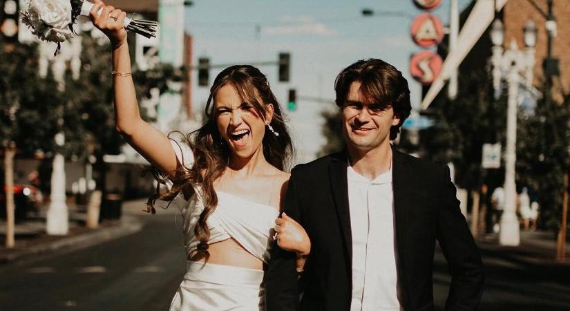 Colton Herta fogta magát és Las Vegasban feleségül vette gyerekkori szerelmét
