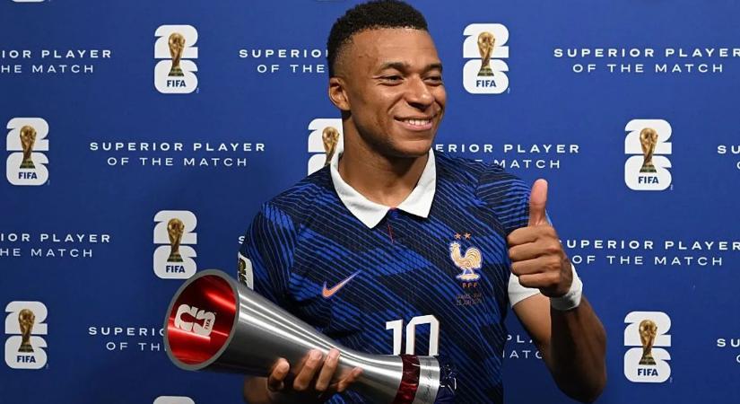 Mbappé századik válogatott meccsén duplával érte be Klosét és üldözi Messit – statisztikák