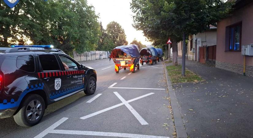Kolozs megyei kóberes konvoj jelent meg ismét Marosvásárhelyen