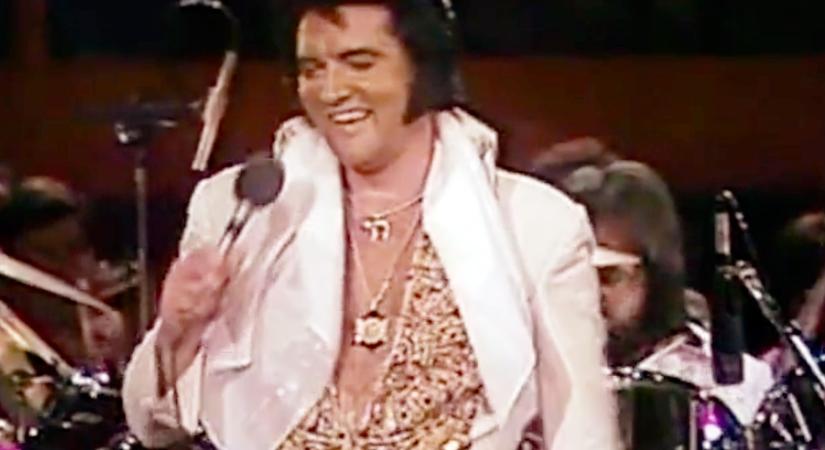 Tényleg az, aminek látszik? Furcsa részletet szúrtak ki Elvis Presley utolsó koncertjének felvételén