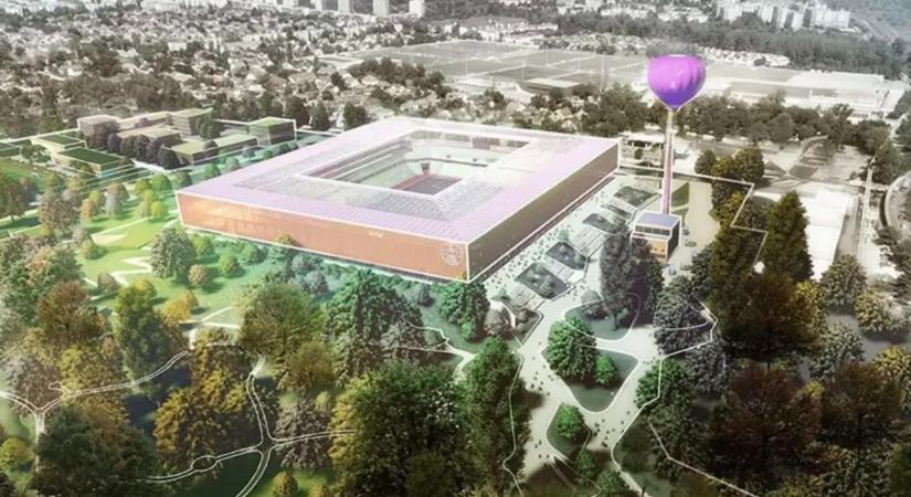 Az építtető kérésére szünetel az újpesti stadion építése