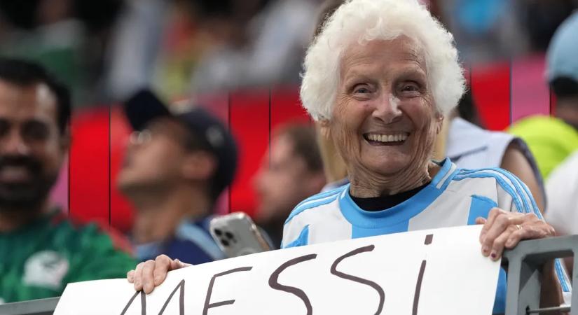 A 100 éves nagymama, aki meghódítaná Lionel Messit: milliók kedvence tűnt fel a foci-vb-n - Galéria