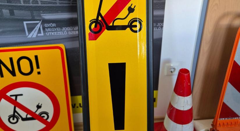 Táblákkal tiltják ki az e-rollereseket a győri sétálóutcákból - aláírásokat gyűjtöttek és egyeztettek
