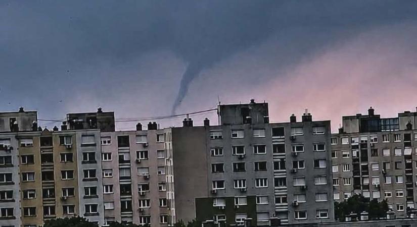 Tornádó is lehetett volna? Különös égi jelenség jelent meg Szeged felett