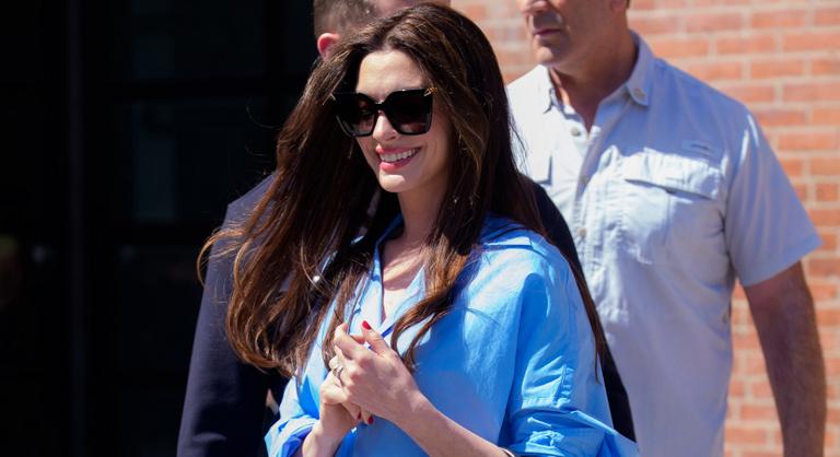 Veszélyes döntést hozott Anne Hathaway, hogy 43 évesen vállalt gyermeket?