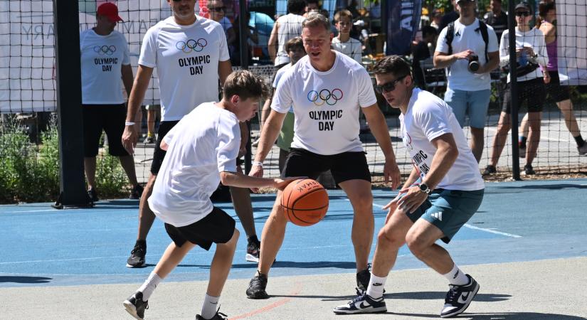 Magyar sportlegendákkal ünnepeltek az Olimpia Napján