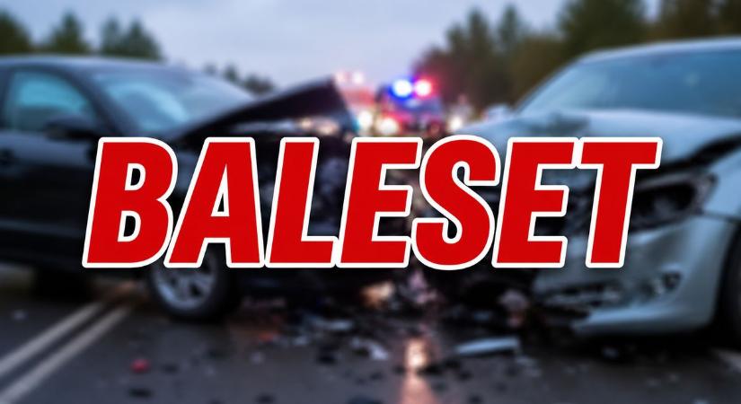 Hat ember került bajba a 38-as főúton történt karambolban!