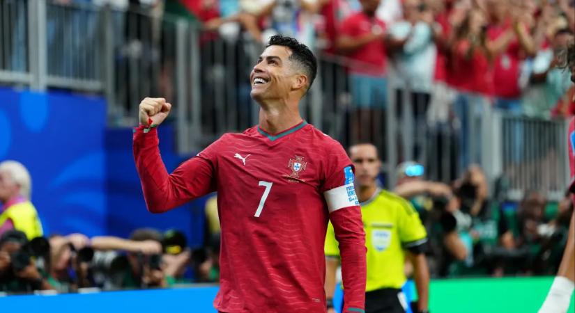 Cristiano Ronaldo megdöntötte Eusébio rekordját, és az első játékos lett, aki hat vb-n is betalált