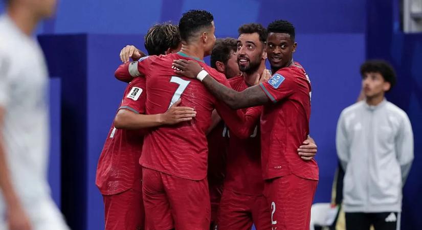 Portugália 5–0-ra megverte Üzbegisztánt