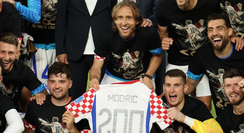 Statisztikák: Luka Modric a negyedik világon, aki elérte a 200. válogatottságot