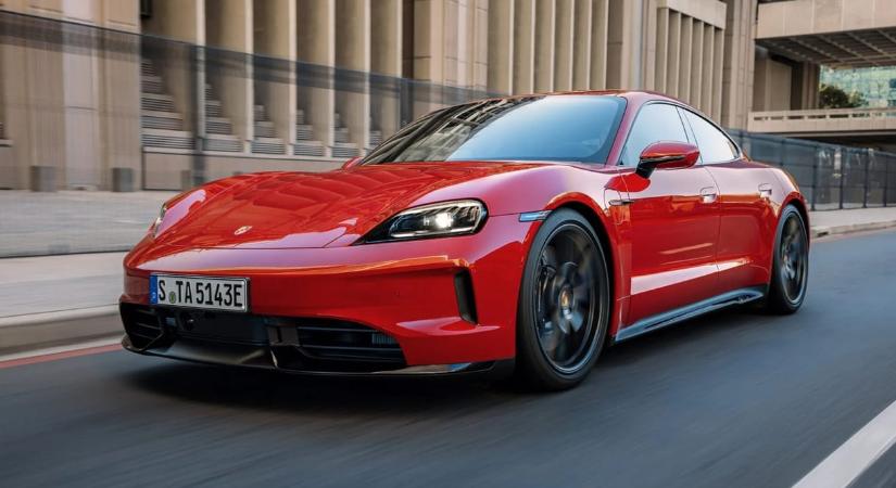 Magyarországon a kamu váltós legújabb Porsche Taycan