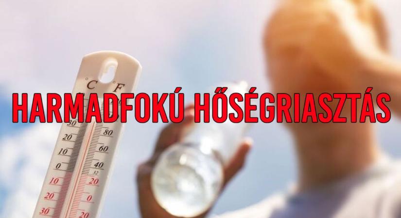 Brutális fordulat az időjárásban: Harmadfokúra emelik a hőségriadót!