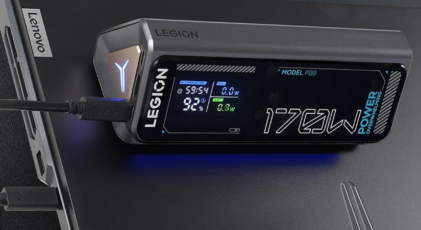 170 W-tal képes tölteni a Lenovo játékosoknak szánt power bankja