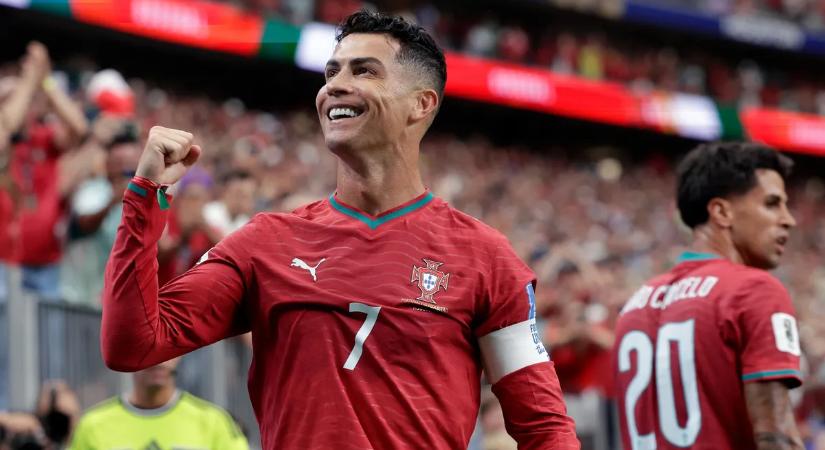 Árulkodó fotók, Cristiano Ronaldo titkolni sem tudta az örömét - galéria