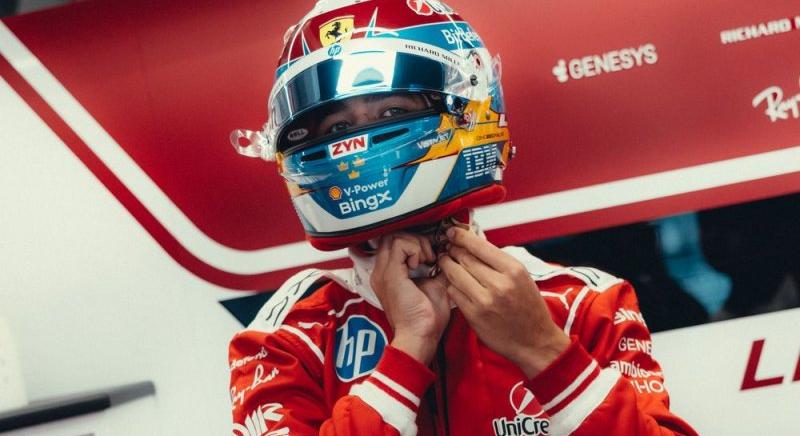 Ezúttal Leclerc autóját vezetheti az első edzésen a Ferrari neveltje
