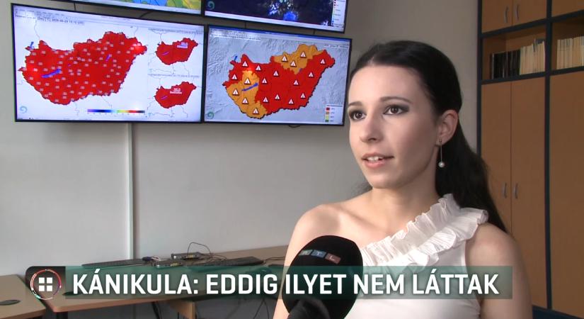 Rekordhőség: Harmadfokú riasztás lép életbe, vizet osztanak az utasoknak