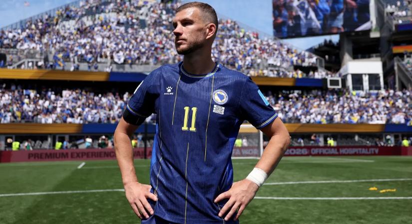 Edin Dzeko 150. válogatott mérkőzésén lépett pályára