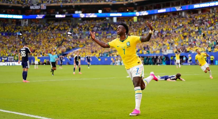 Skót tragédia a foci-vb-n: Vinícius villogott, Neymar visszatért, Brazília tarolt