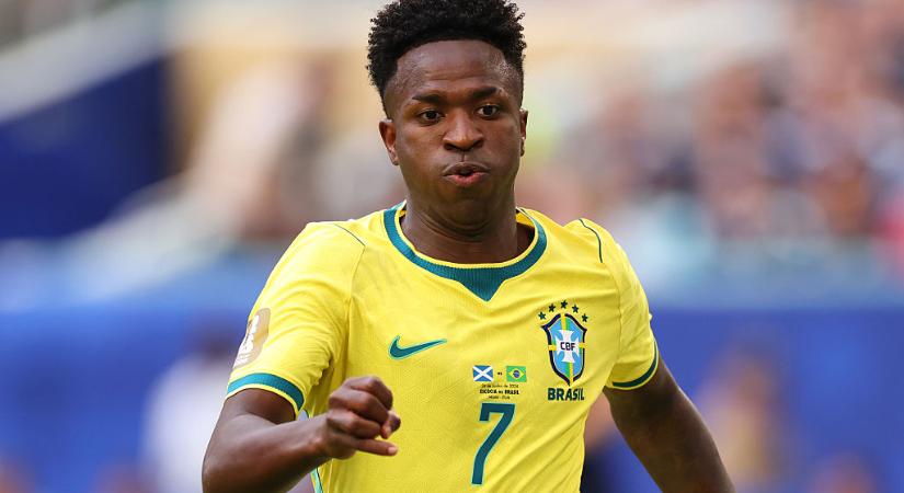 Vinícius meglepő üzenete Carlo Ancelottinak a duplázása után: „Tartozik nekem”