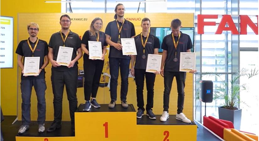 Fiatal robotprogramozó tehetségek mérték össze tudásukat a FANUC Olimpián