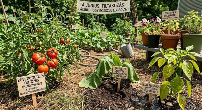 A kert most vizsgáztatja az öntözést: ebből látod, hogy rosszkor vagy rosszul locsolsz