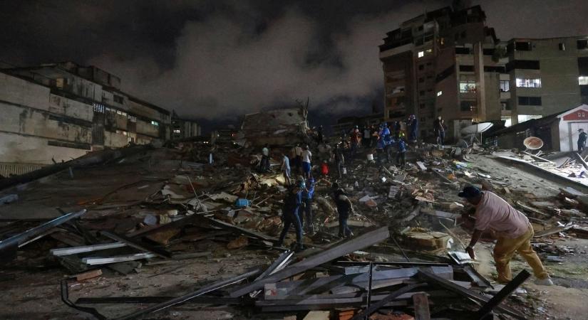 Romok mindenütt - Fotókon a venezuelai földrengések okozta pusztítás