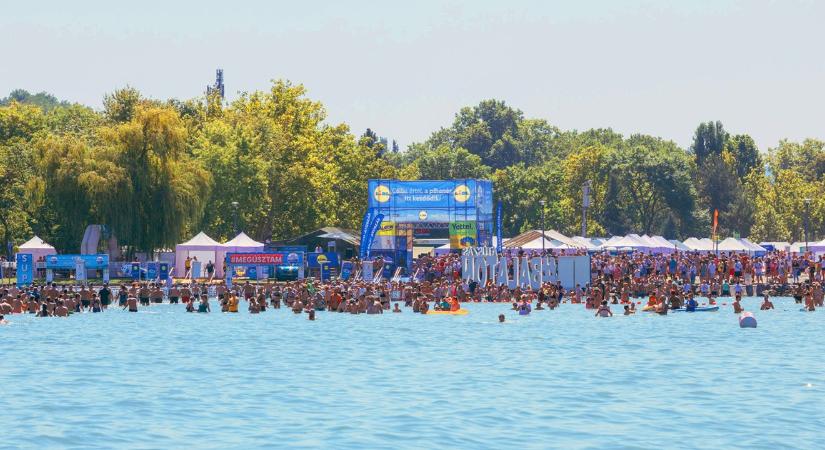 Rendkívüli intézkedéseket vezettek be a 44. LIDL Balaton-átúszáson az alacsony vízállás miatt