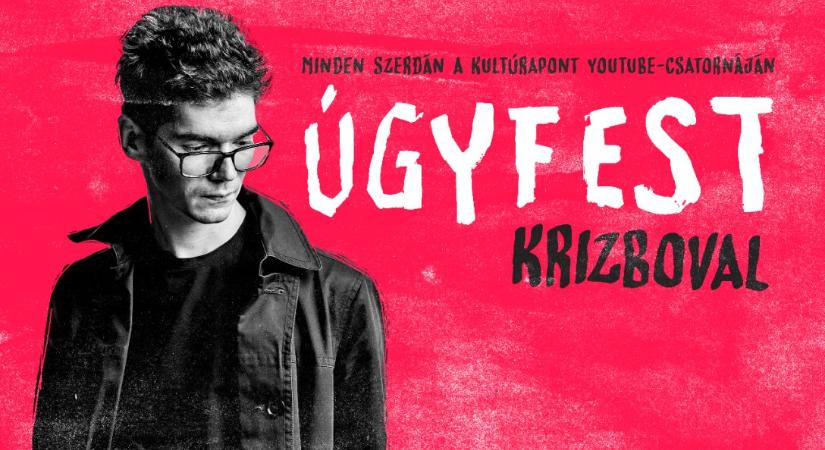 Úgyfest – Minden héten más vendég érkezik Krizbo műtermébe a Kultúrapont új sorozatában