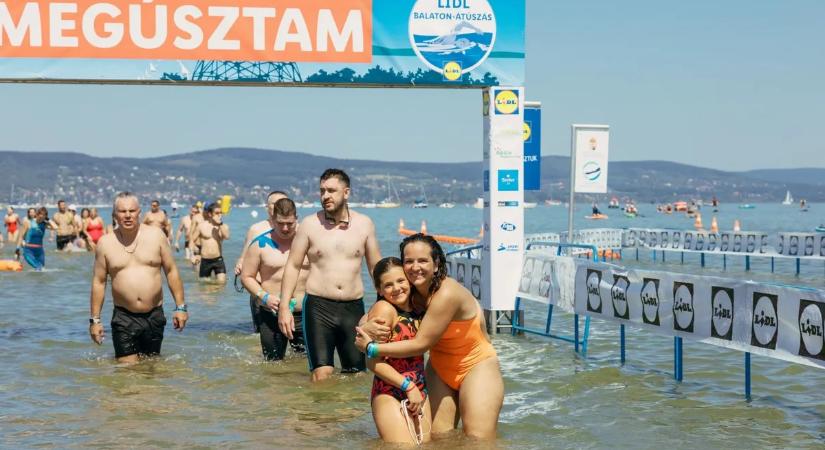 Balaton-átúszás: különleges intézkedések az alacsony vízállás miatt