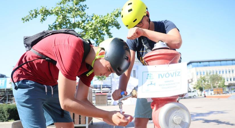 Nem várt helyről jön Nyíregyházán a hőségben a hűsító korty (fotókkal)