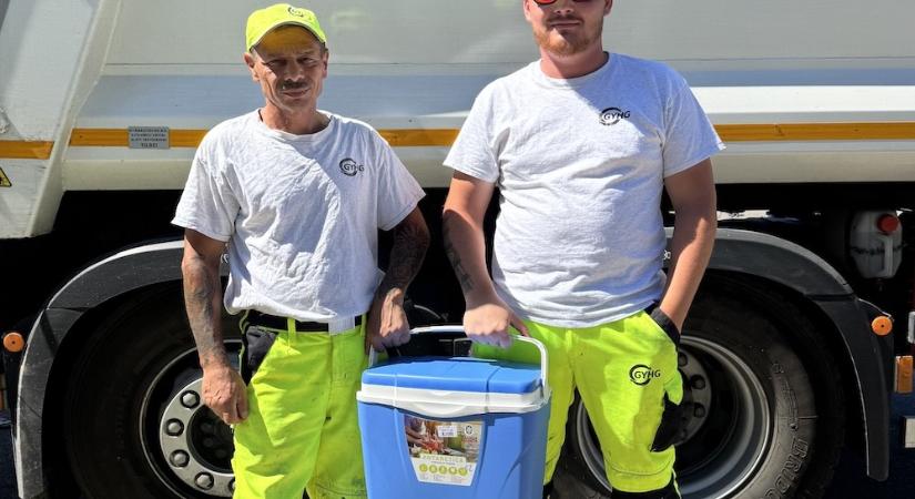 A hőségben is odafigyel dolgozóira a GYHG